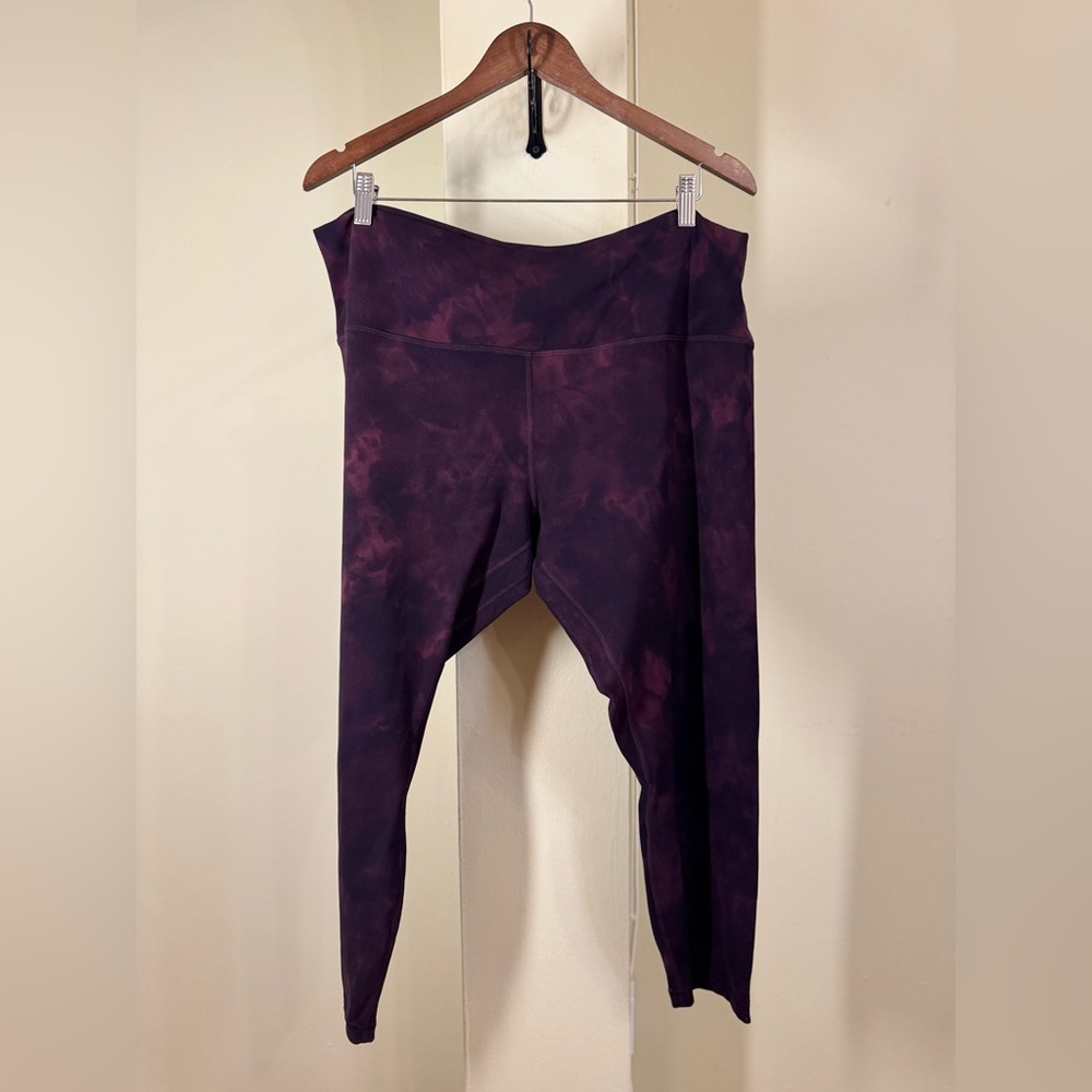 NWOT Lululemon Align Pant 25" *Diamond Dye Cassis Black - Picture 5 of 10